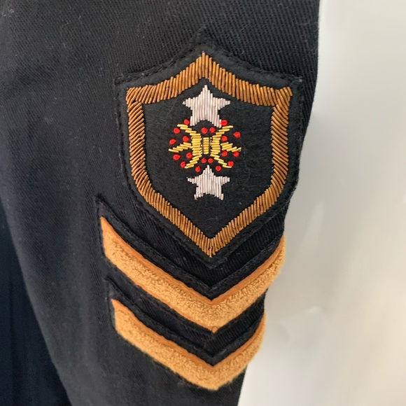 Pam & Gela Black Calvary Twill Jacket - Picture 3 of 7